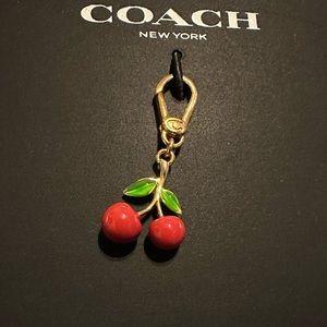 Coach Cherry Mini Charm *Reserved*